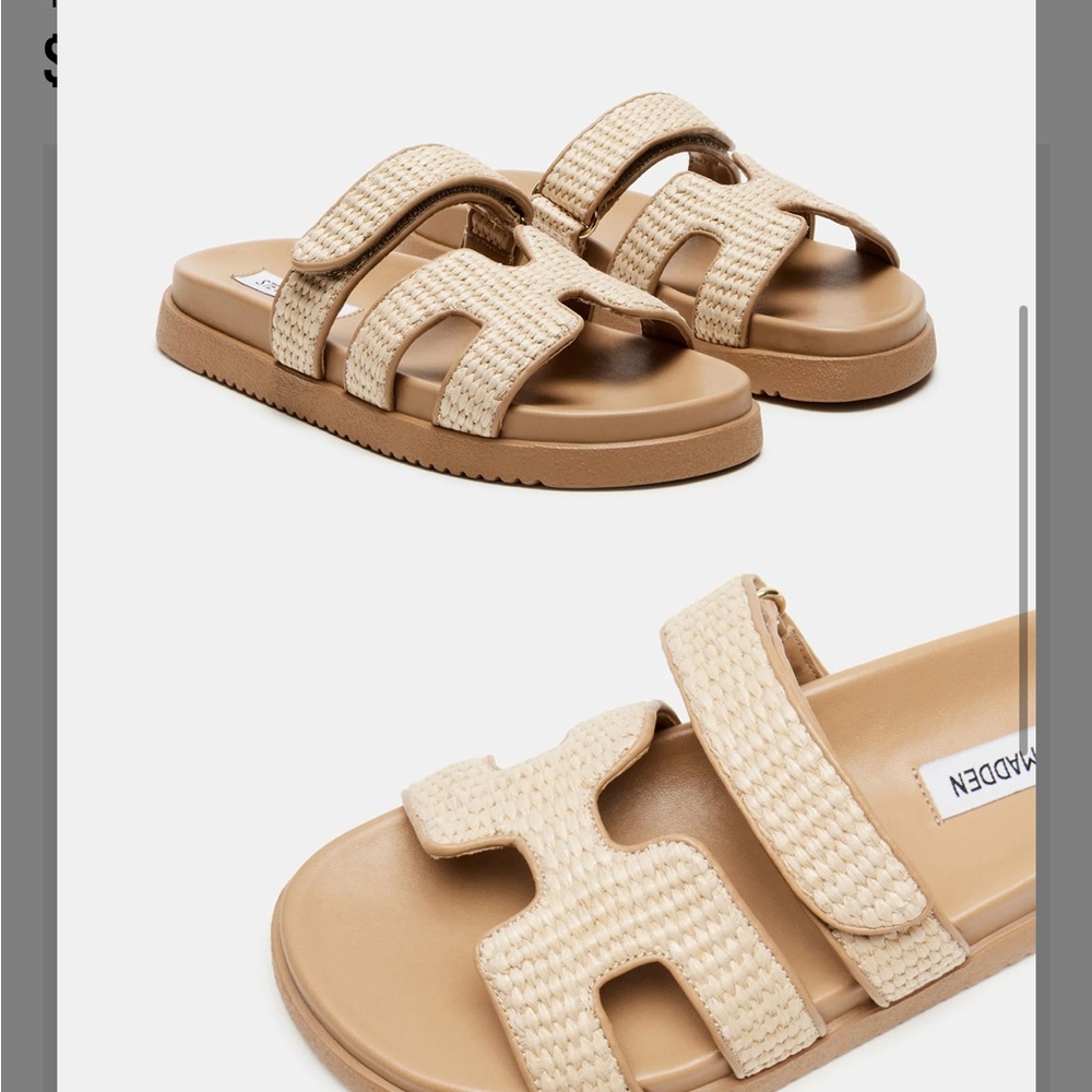Steve Madden Mayven raffia sandal